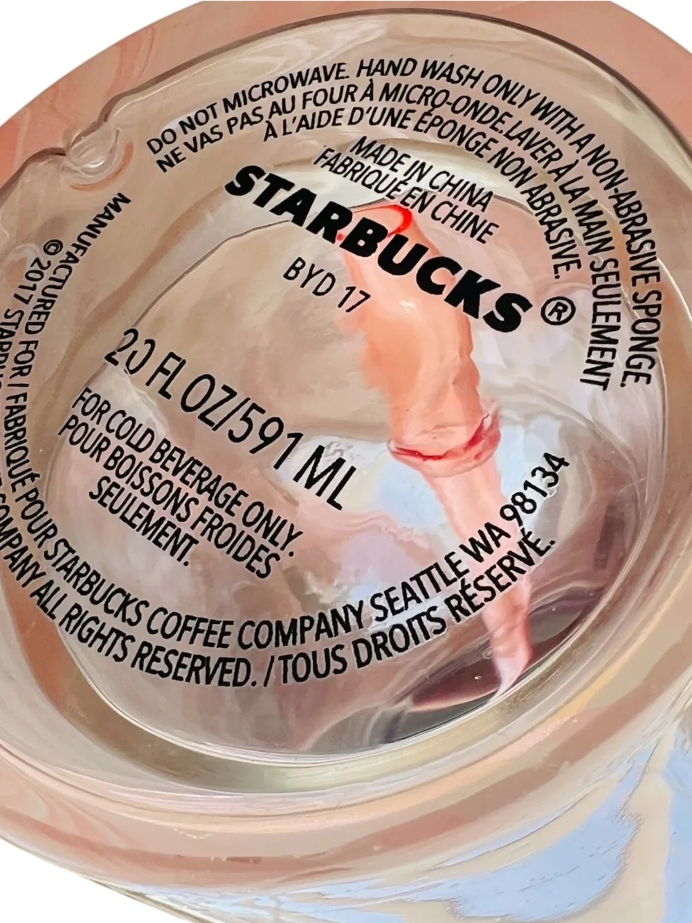 N/A starbucks pink